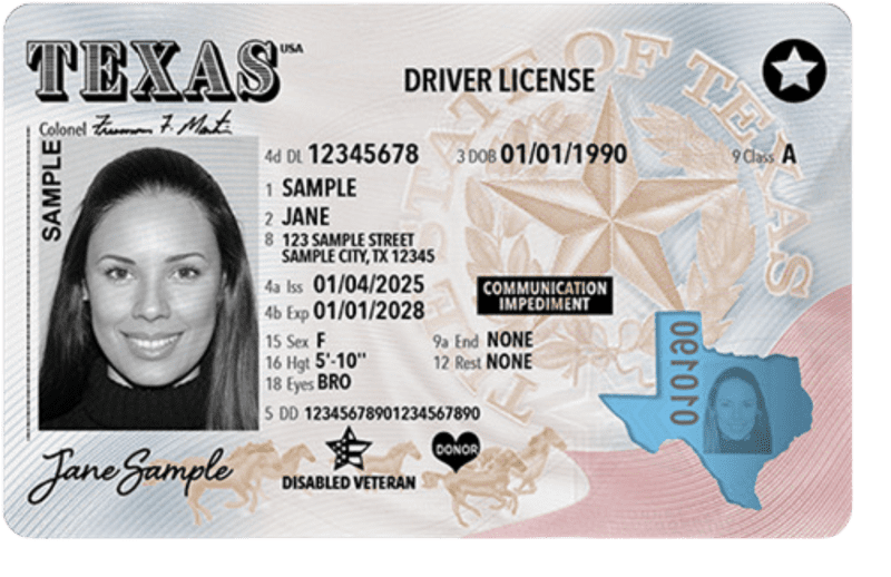  licencia de conducir de texas